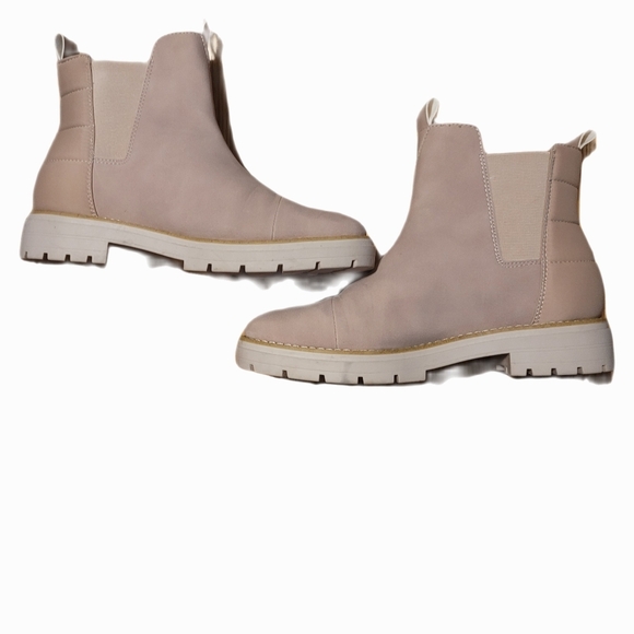 TOMS Women's Skylar Chelsea Blush Pink Ankle Boots Sz 9.5 - Picture 4 of 6